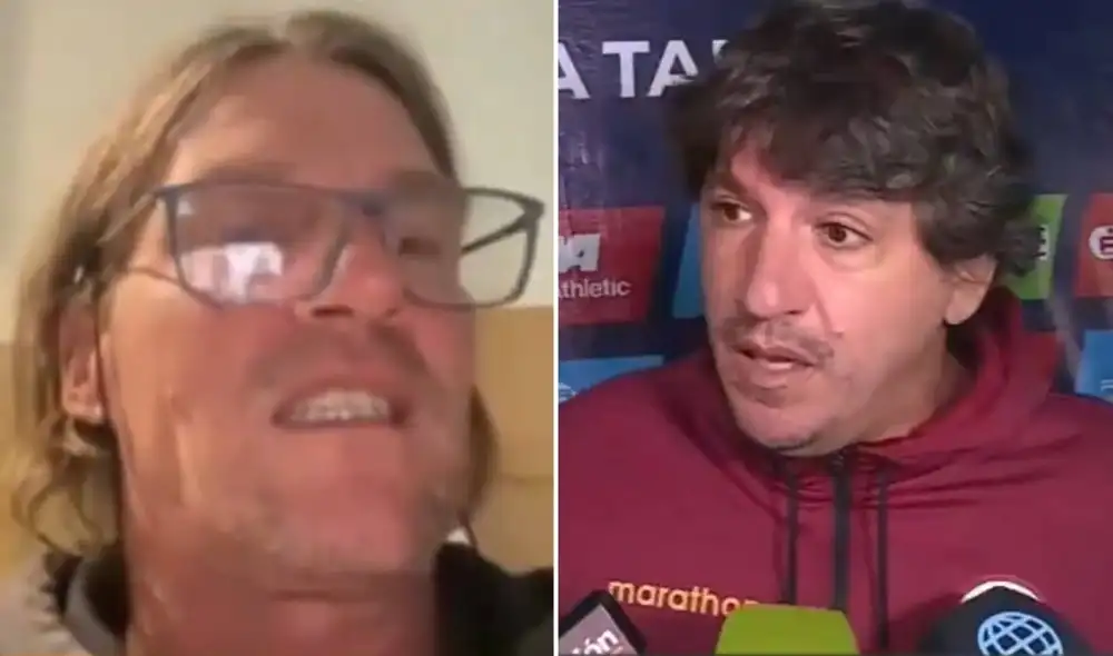 Carlos Desio se convirtió en entrenador de ADT en noviembre del 2023. Foto: composición LR/captura 'Toca y Pasa Perú'/captura Movistar Deportes