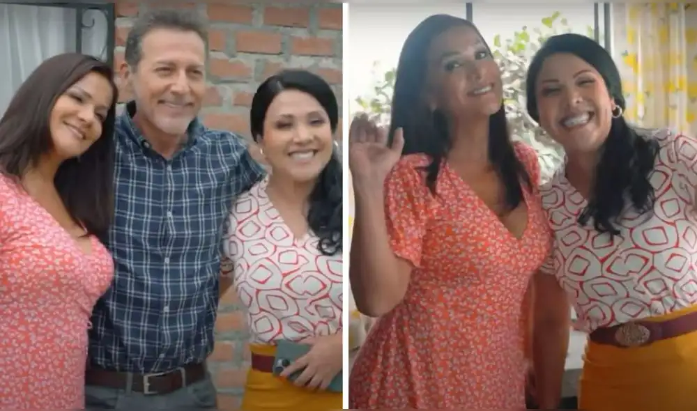 Tula Rodríguez asegura que es la primera vez en la televisión peruana que ocurre un crossover. Foto: composición LR/América TV
