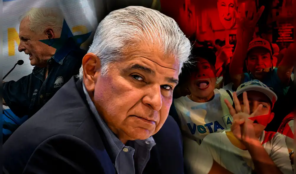 Mulino tiene un 37,6% de intención de voto, según la última encuesta realizada por la firma Mercadeo Planificado. Foto: Composición LR/AFP.