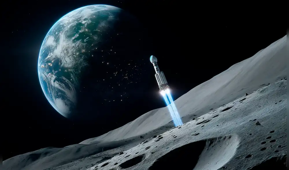 El Gran Marcha-5, cohete más grande de China, despegó desde el Centro de Lanzamiento Espacial de Wenchang. Foto: IA/LR