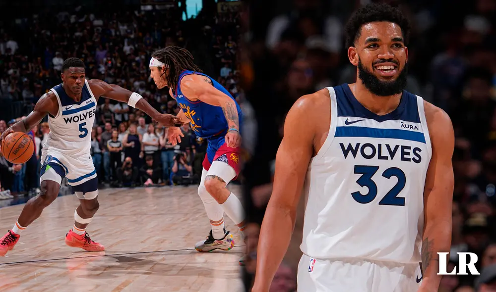 Los Minnesota Timberwolves disputarán también el segundo juego de la serie en el Ball Arena. Foto: composición LR / AFP