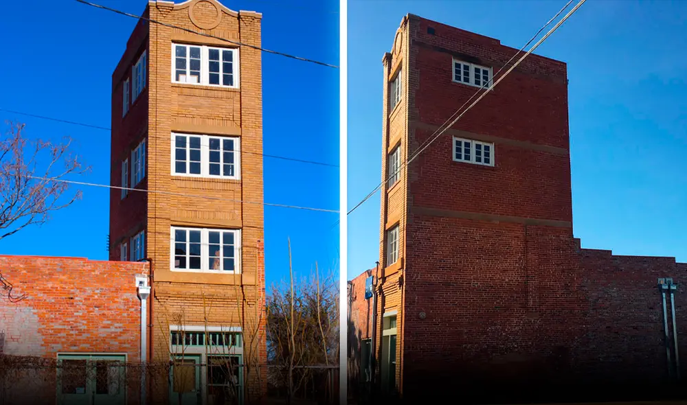 Este rascacielos fue presentado en sociedad con solo 12 m de altura y 4 pisos en su interior. Foto: Composición LR/X