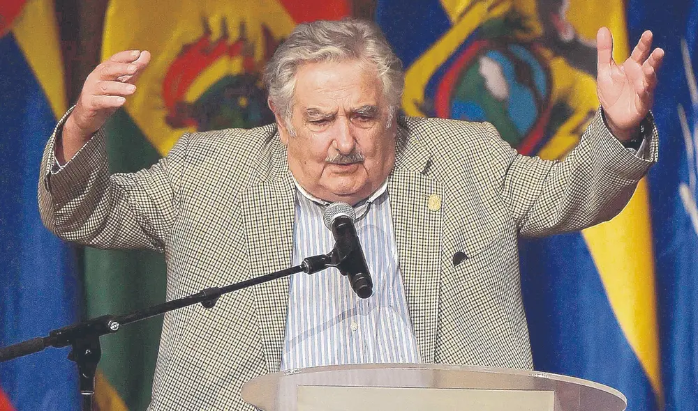Orador. Son recordados sus discursos en foros internacionales, como el que dio en Unasur, en 2014, cuando instó a los jóvenes a “luchar por la felicidad”. Foto: AFP Orador. Son recordados sus discursos en foros internacionales, como el que dio en Unasur, en 2014, cuando instó a los jóvenes a “luchar por la felicidad”. Foto: AFP