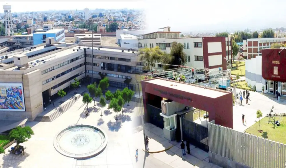 Jóvenes en Perú escogen a dos universidades a nivel nacional para cursar sus estudios superiores. Foto: composición LR/UNSA/UNMSM