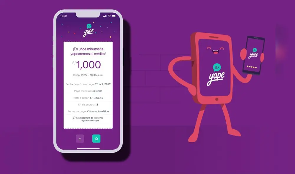 Yape ofrece préstamos de hasta S/10.000. Foto: difusión