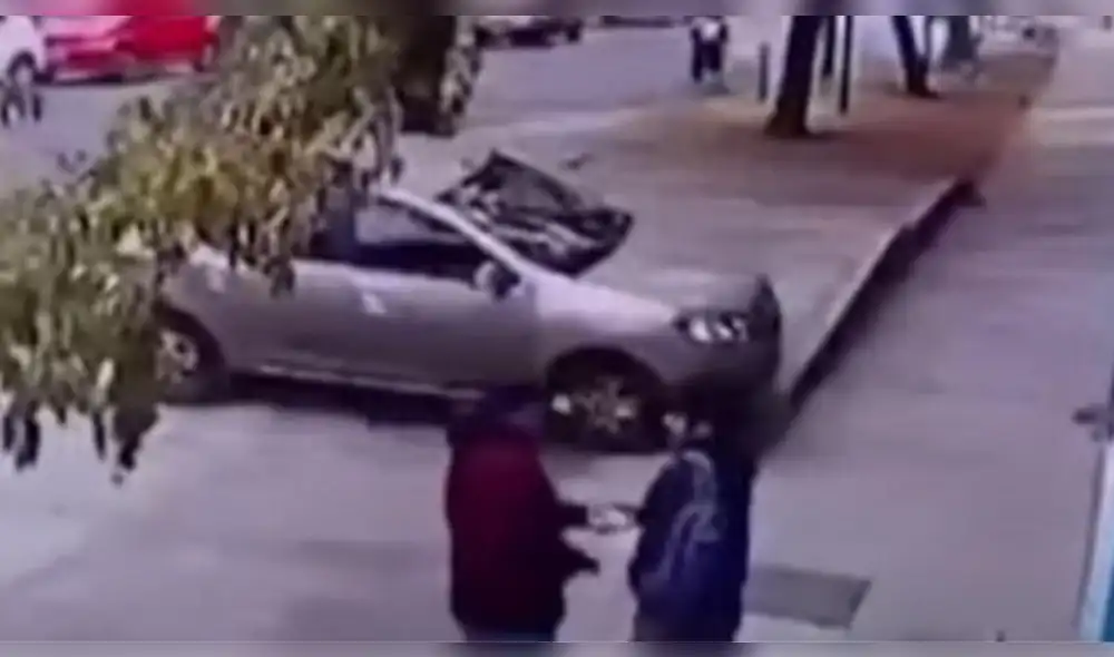 Tras el crimen, el homicida huyó del lugar. Foto: captura TV Perú. Tras el crimen, el homicida huyó del lugar. Foto: captura TV Perú.