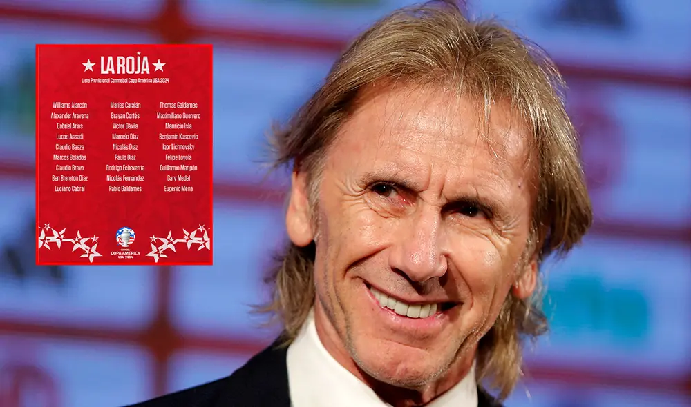 Ricardo Gareca tiene contrato con Chile hasta finales de las Eliminatorias. Foto: composición LR/AFP/Chile