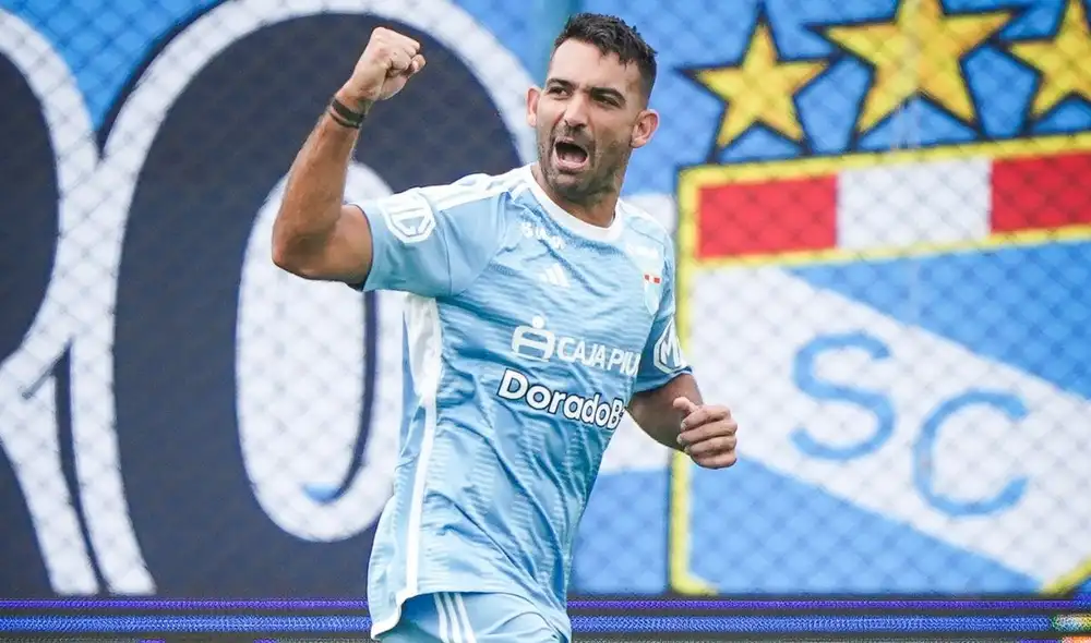 Martín Cauteruccio es el máximo goleador del Torneo Apertura con 14 anotaciones. Foto: Twitter/Liga 1