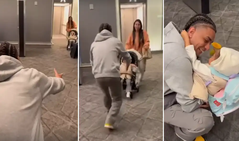 Youna le dio un caluroso abrazo a Xianna, su hija con Samahara Lobatón. Foto: composición LR/Instagram/Samahara Lobatón