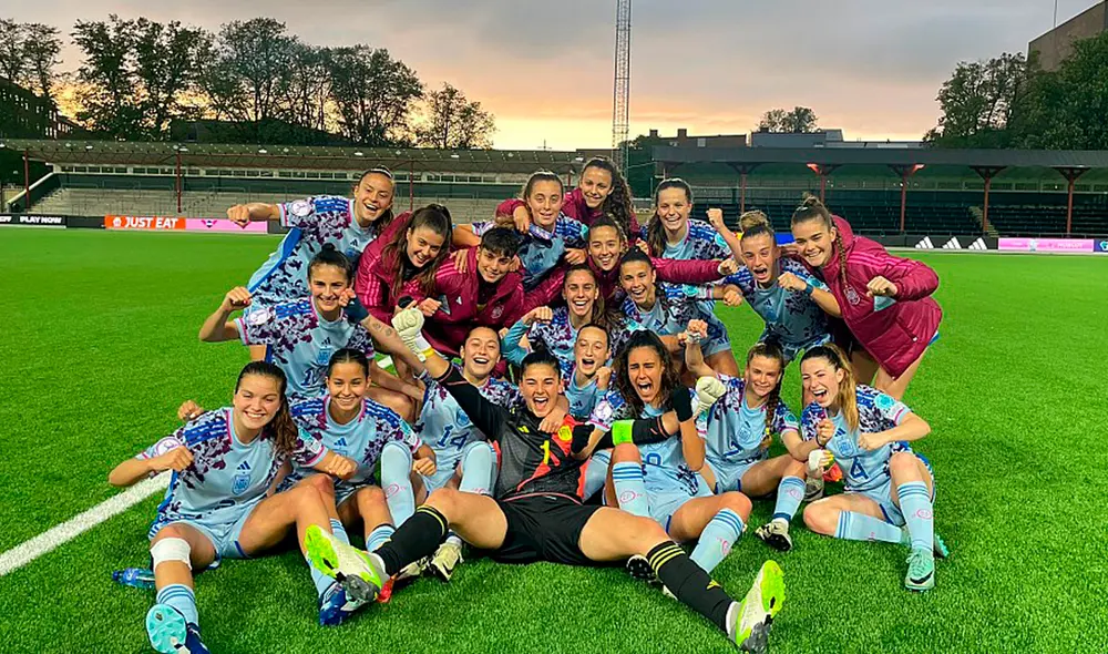 España goleó por 3-0 Portugal y sumó 3 puntos en la Euro Sub-17 Femenino 2024. Foto: composición LR/Selección española
