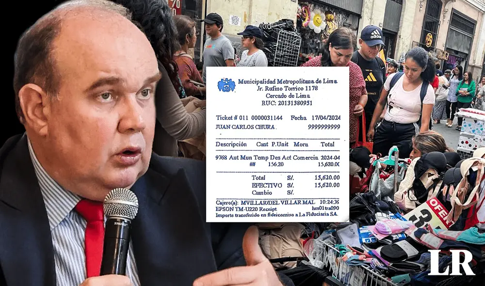 Rafael López Aliaga prometió en campaña acabar con el comercio ambulatorio en Lima. Foto: composición de Fabrizio Oviedo/La República