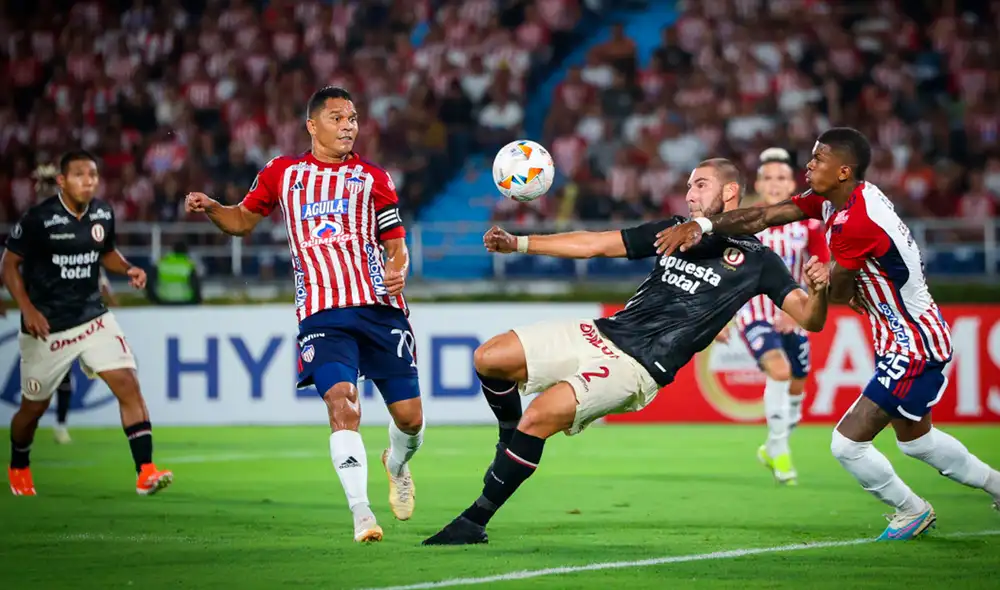 La 'U' tiene historial negativo ante Junior de Barranquilla en Copa Libertadores. Foto: Universitario