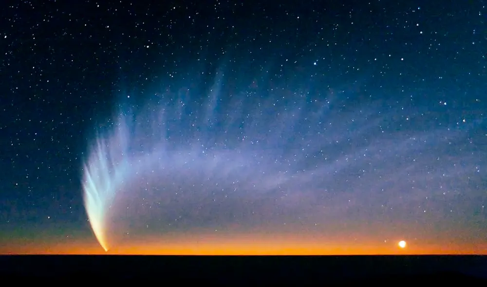 El cometa ATLAS es considerado como el "próximo gran cometa". Foto: ESA