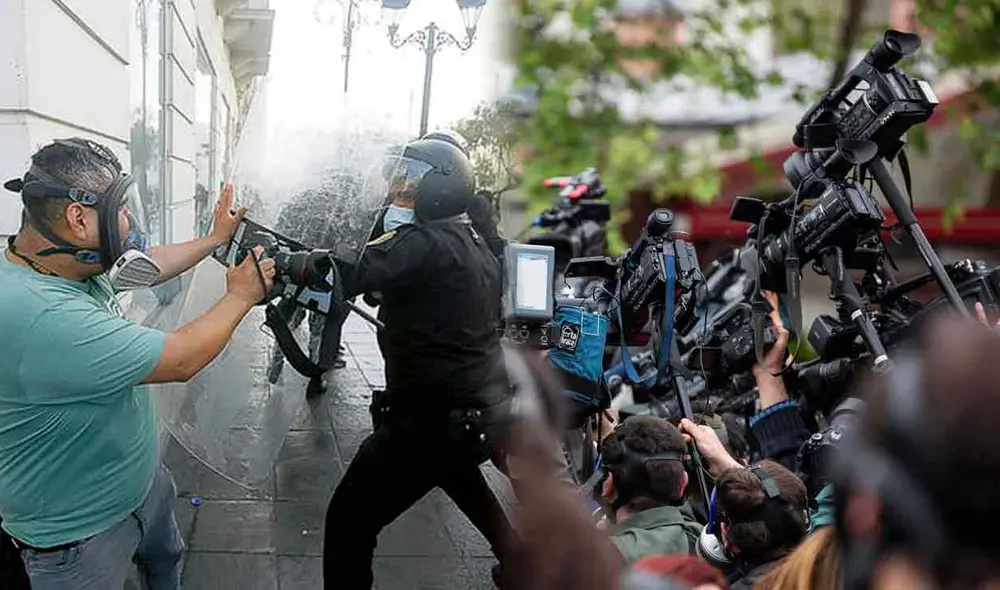 El Consejo de la Prensa Peruana expresó su rechazo al hostigamiento y ataques a periodistas por parte de agentes de seguridad, policías y funcionarios públicos. Foto: composición LR