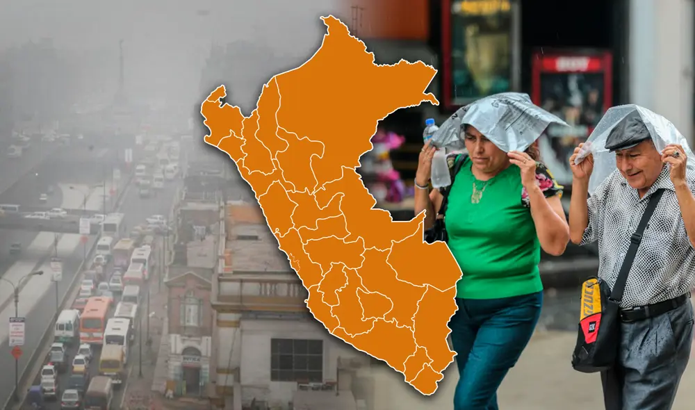 El Senamhi confirmó la presencia de lluvias por los fuerte vientos en regiones del Perú. Foto: composición Jazmin Ceras/ La República.