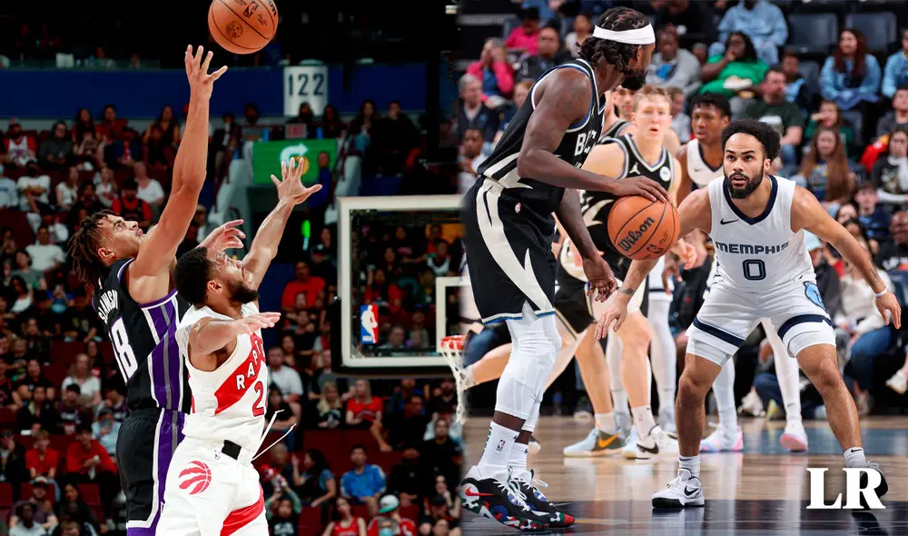 La temporada 2023/24 de la NBA tuvo a dos jugadores que medían menos de 1,80m. Foto: composición LR / NBA La temporada 2023/24 de la NBA tuvo a dos jugadores que medían menos de 1,80m. Foto: composición LR / NBA