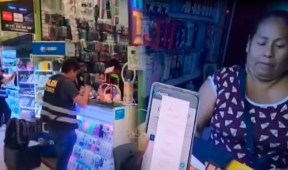 Las mujeres que fueron detenidas por la venta de celulares robados trataron de convencer a la Policía que son inocentes. Sin embargo, la PNP ya estaba tras sus pasos. Foto: composición LR/Andina