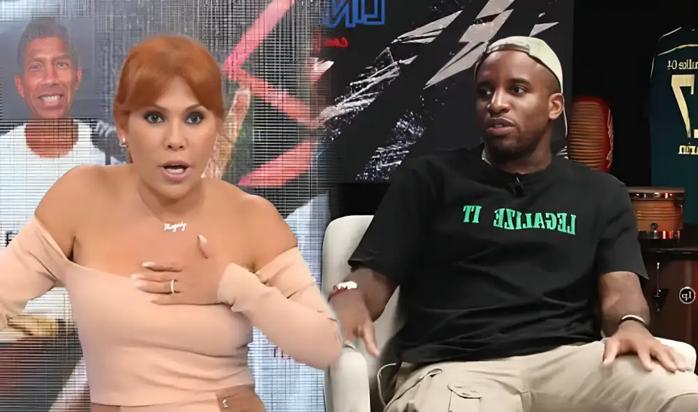 Jefferson Farfán demandó a Magaly Medina en diversas oportunidades. Composición LR/Captura ATV/Captura Youtube