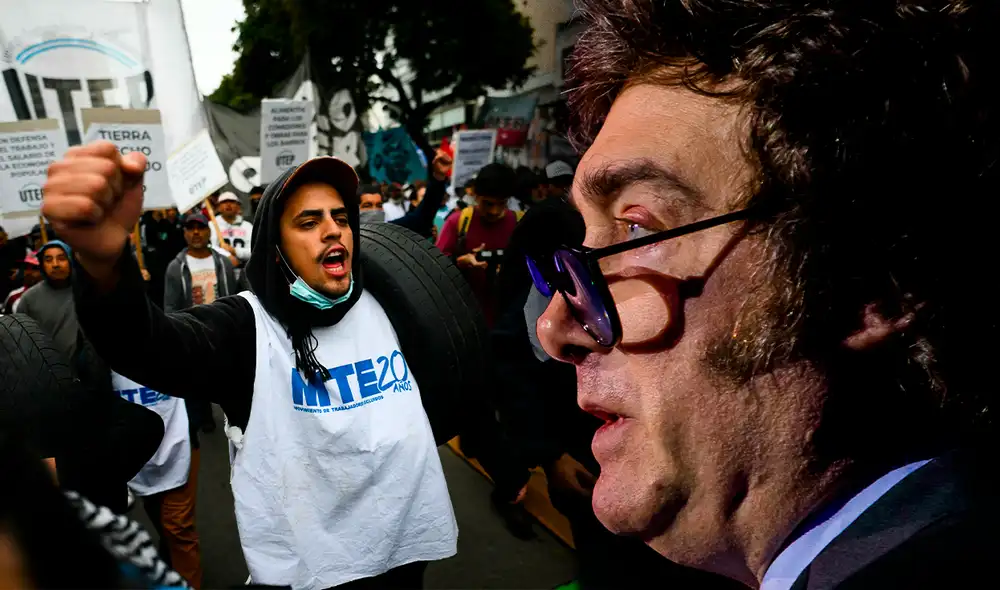 Son más de 10 los gremios que formarán parte del paro general de este 9 de mayo. Foto: Composición LR/AFP.