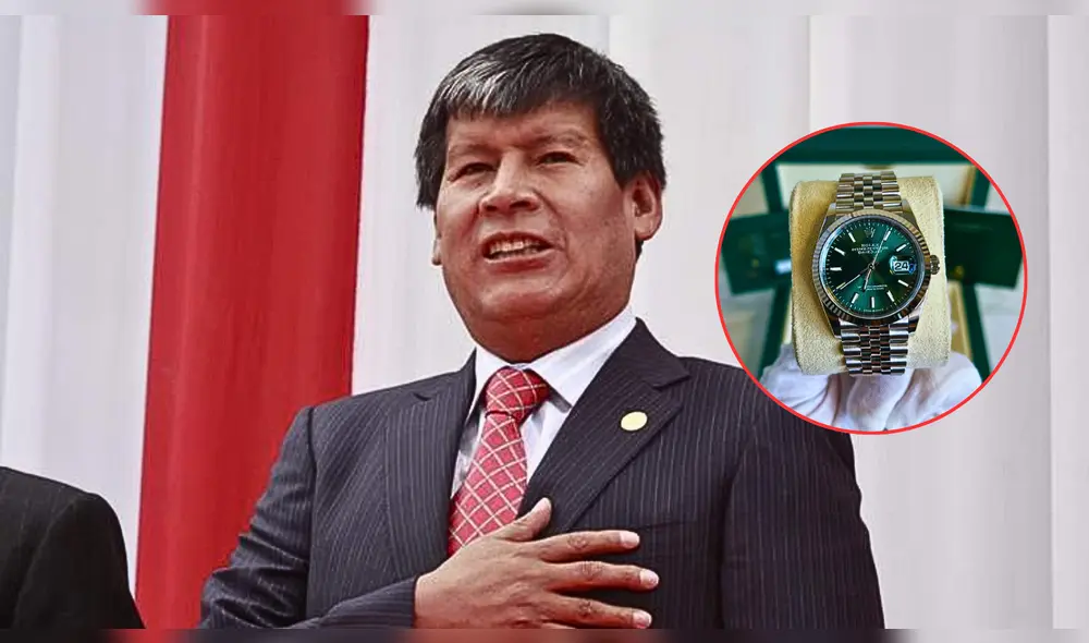 Oscorima Núñez ha evitado dar explicaciones desde que la Fiscalía inició diligencias sobre el caso Rolex. Foto: composición LR- Andina.