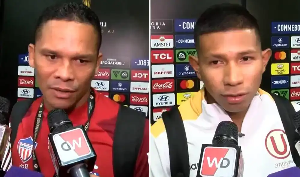 Carlos Bacca y Edison Flores fueron titulares en el partido por Copa Libertadores. Foto: composición LR