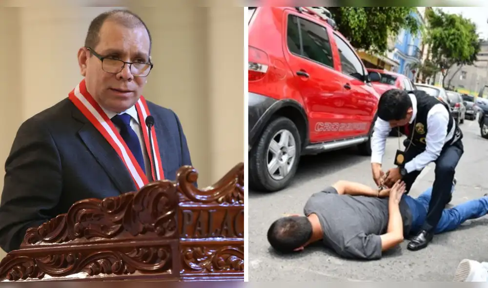 Hace unas semanas, el titular del Poder Judicial señaló que la PNP debería recibir apoyo de las Fuerzas Armadas para combatir a la delincuencia. Foto: composición LR- Andina.