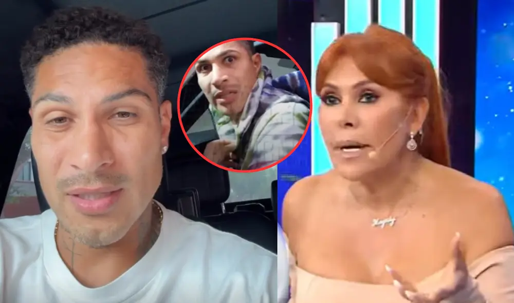 Paolo Guerrero recurrió a sus redes sociales para responderle a Magaly Medina. foto: composición LR/ Instagram / captura ATV