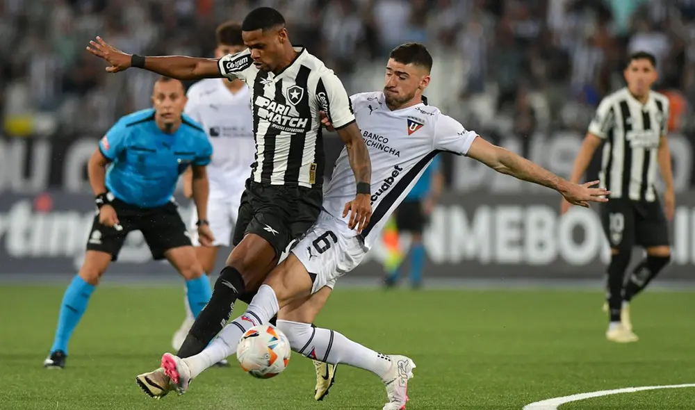 Botafogo rebasó en puntaje a LDU tras ganarle por la fecha 4. Foto: Conmebol Libertadores