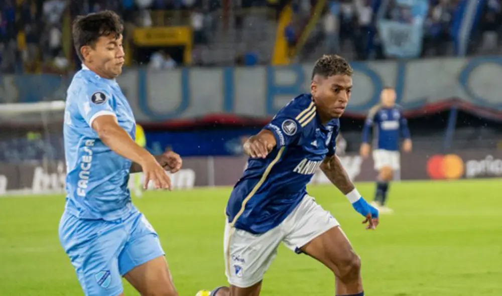 El Embajador sacó ventaja sobre Bolívar en el final del primer tiempo, pero se dejó igualar en el complemento. Foto: Millonarios FC