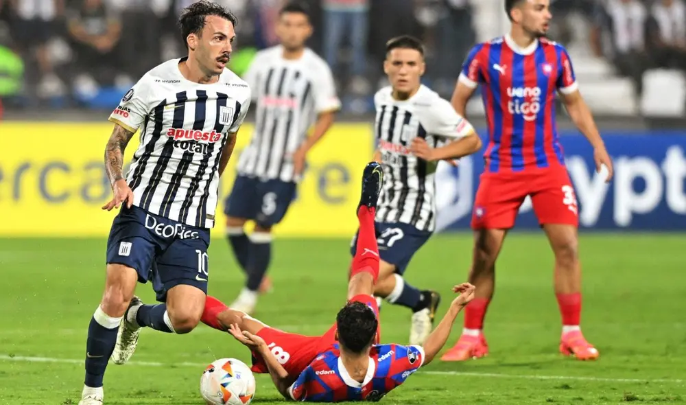 Alianza Lima rescató 1 punto de local ante Cerro Porteño. Foto: La República/Luis Jiménez
