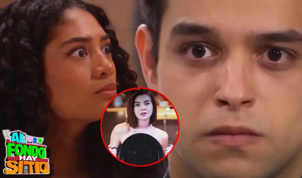 July no tolera a Laia, la ex de Cristóbal Montalbán, su novio. Foto: composición LR/América TV/'Al fondo hay sitio'.
