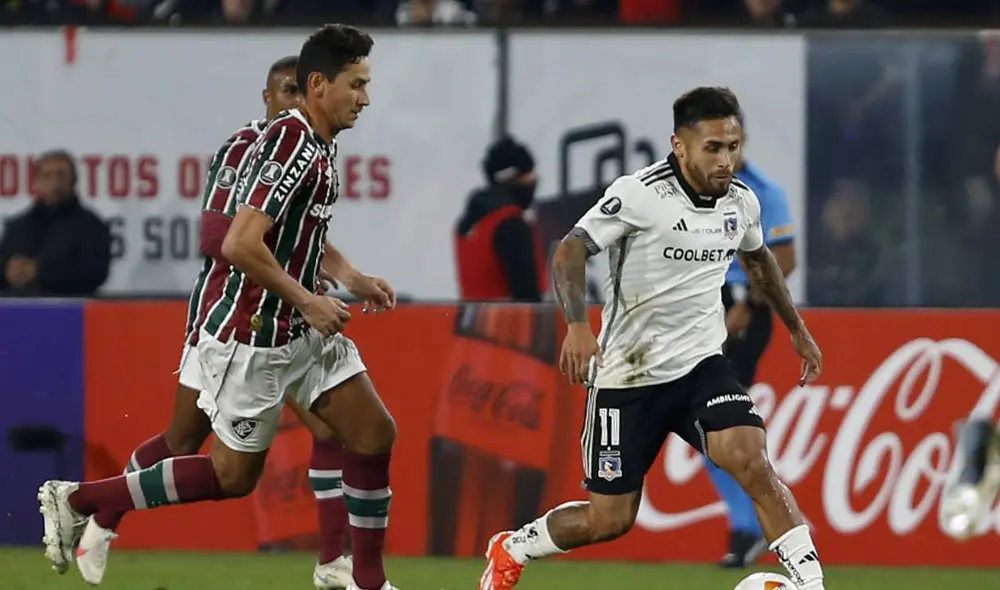 Colo Colo y Fluminense protagonizaron un emocionante encuentro por la Libertadores. Foto: Conmebol