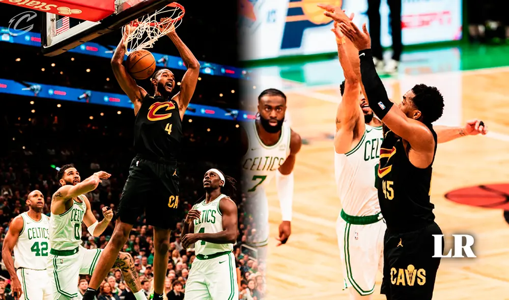 Celtics no pudo con Cavaliers en casa y dejó que le empaten la serie. Foto: composición LR/Cavs
