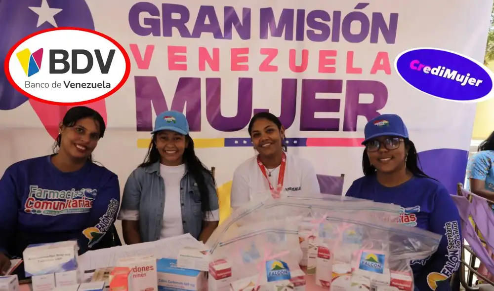 El presidente Maduro lanzó la Gran Misión Venezuela Mujer el 2023. Foto: composiciónLR/MINCYT/Banco de Venezuela/Venezuela News