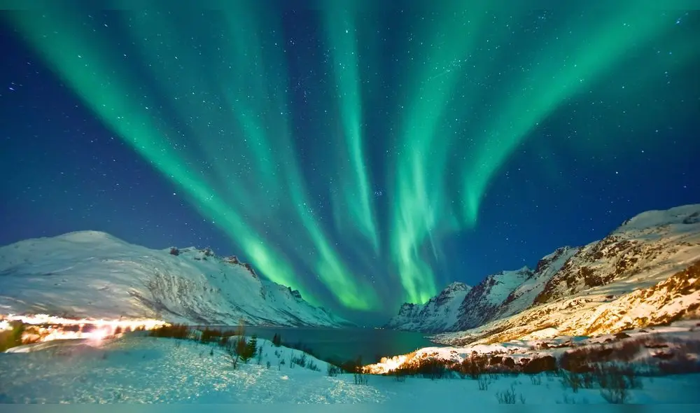 Las auroras boreales se podrán ver en Norteamérica, gracias a una tormenta solar que impactará en la Tierra. Foto: Telemundo