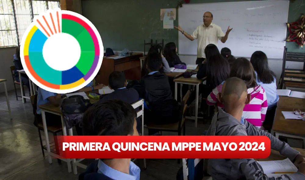 Los docentes del MPPE reciben dos pagos al mes por concepto de quincena. Foto: composición LR/Crónica Uno/MPPE Los docentes del MPPE reciben dos pagos al mes por concepto de quincena. Foto: composición LR/Crónica Uno/MPPE