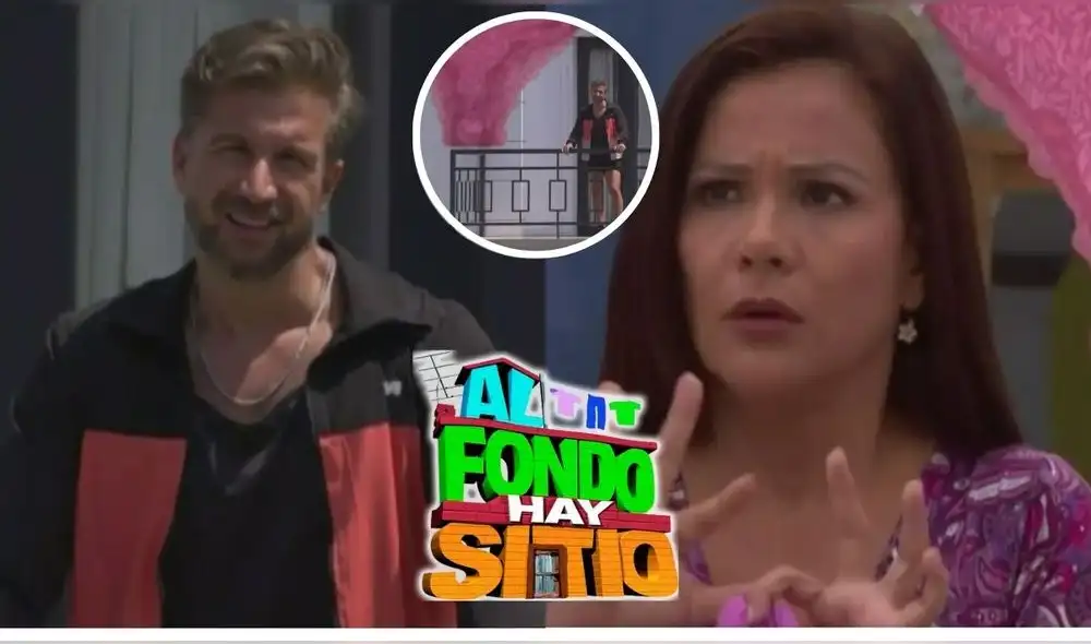 'Al fondo hay sitio': el profesor Xavi sigue en coqueteos con Charo. Foto: composición LR/América TV