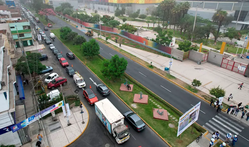 Se renovarán 24.000 metros cuadrados de pistas en toda esta zona. Foto: Andina Se renovarán 24.000 metros cuadrados de pistas en toda esta zona. Foto: Andina