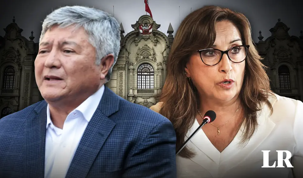 Mateo Castañeda es investigado por presuntamente ofrecer beneficios a coroneles de la PNP a cambio de evitar investigaciones contra Nicanor Boluarte, hermano de la presidenta.  Foto: composición LR de Fabrizio Oviedo/Andina