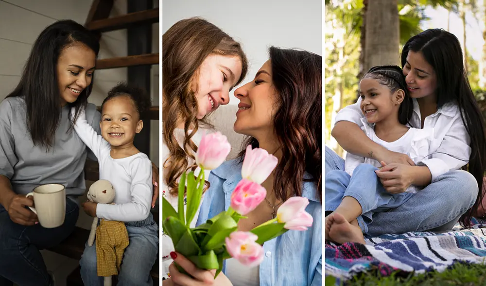 Puedes realizar todas estas actividades al lado de mamá. Composición: LR/ Freepik Puedes realizar todas estas actividades al lado de mamá. Composición: LR/ Freepik