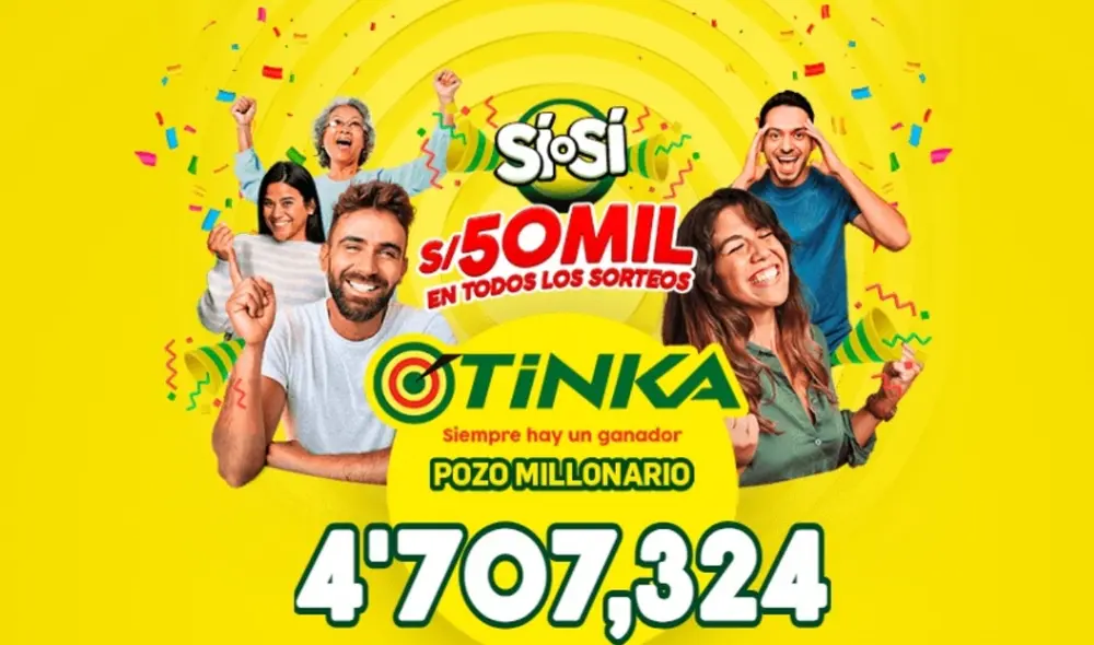 Averigua los números ganadores de la Tinka para este 12 de mayo del 2024. Foto: Tinka Averigua los números ganadores de la Tinka para este 12 de mayo del 2024. Foto: Tinka