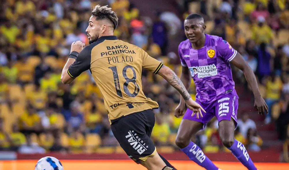 El club torero empezó perdiendo frente a Aucas, pero pudo igualar en el segundo tiempo. Foto: Barcelona SC