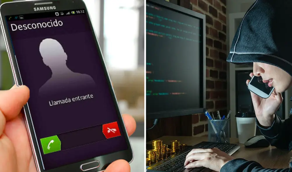 Las personas pueden descargar aplicaciones como TrueCaller o Hiya para así poder evitar las llamadas 'spam'. Foto: composición LR/Andina/La Portada