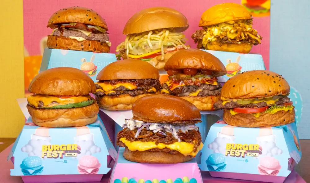 Algunas de las hamburguesas que podrás disfrutar en el Burger Fest. Foto: cortesía Algunas de las hamburguesas que podrás disfrutar en el Burger Fest. Foto: cortesía