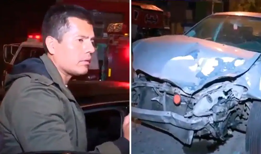 Agentes de la PNP encontraron latas de cerveza al interior del vehículo. Foto: composición LR/ATV Agentes de la PNP encontraron latas de cerveza al interior del vehículo. Foto: composición LR/ATV