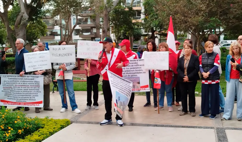 Vecinos también protestan por la gran cantidad de motociclistas que trabajan como delivery en sus distritos. Foto: difusión Vecinos también protestan por la gran cantidad de motociclistas que trabajan como delivery en sus distritos. Foto: difusión