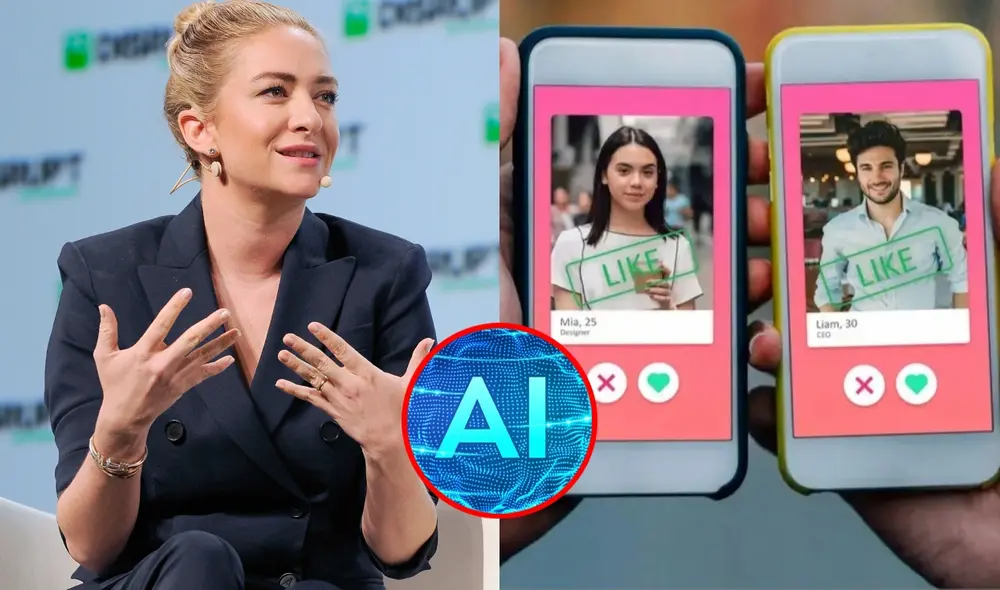 Whitney Wolfe Herd lanzó la app de citas Bumble en el 2014. Foto: composición LR/difusión/Freepik