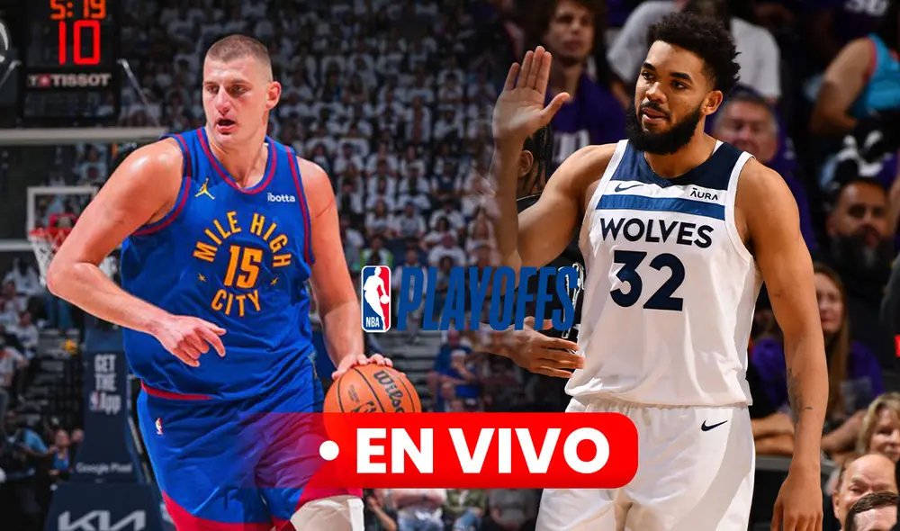 Denver Nuggets y los Wolves medirán fuerzas en el Ball Arena a partir de las 9.30 p. m. Foto: Nuggeys/Timberwolves/X/composición LR