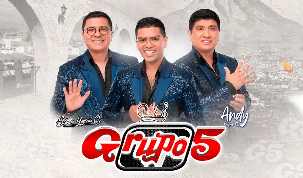 El Grupo 5 se presentará nuevamente en Arequipa para celebrar su trayectoria artística. Foto: Teleticket