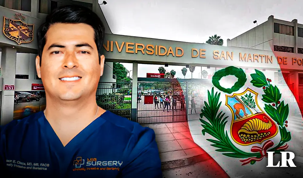 Napoleon Cieza actualmente se desempeña como médico cirujano en MIB Surgery. Foto: composición LR/Gerson Cardozo/Instagram/@drcieza/USMP